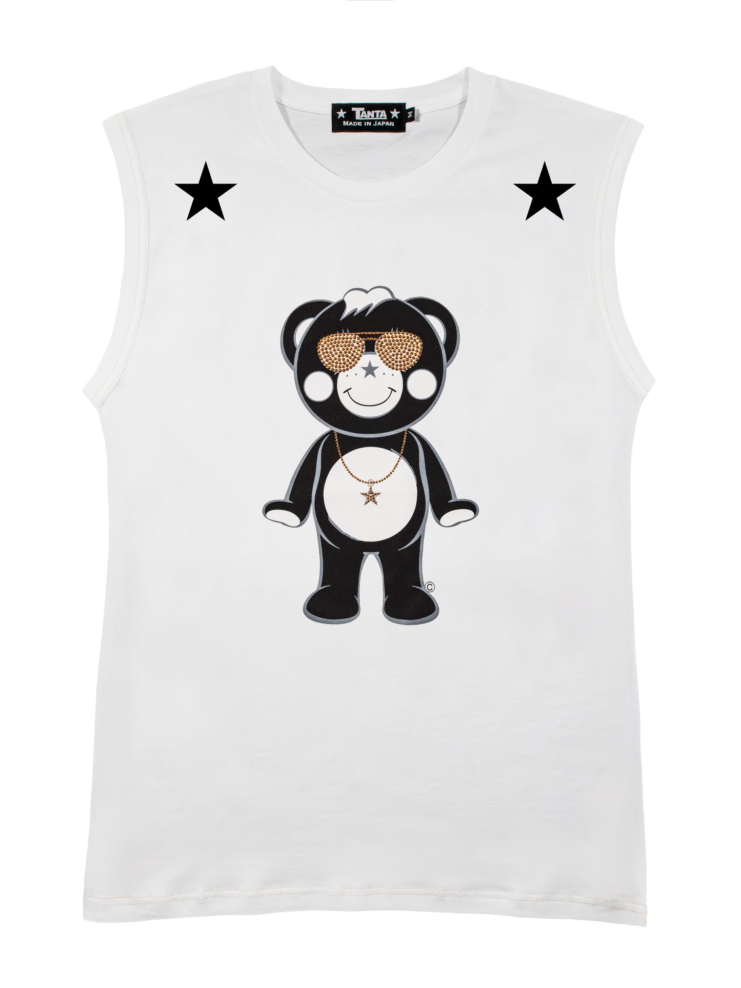 Gold Studs Chappy No Sleeve T-shirt