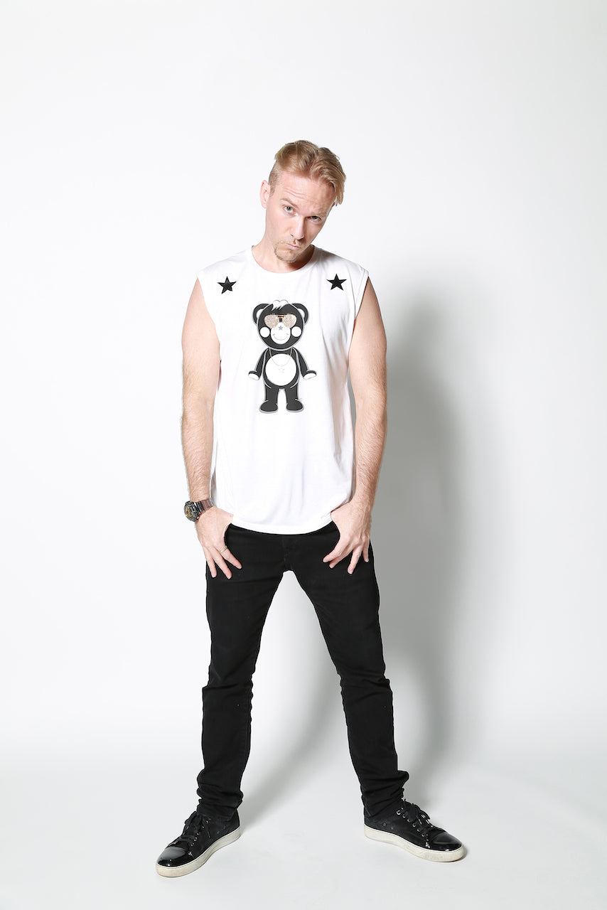 Gold Studs Chappy No Sleeve T-shirt