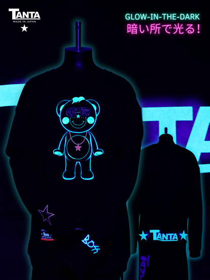 「NEW」Glow-In-The-Dark Diamond Chappy Oversize Sweater - LIMITED EDITION