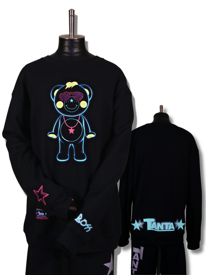 「NEW」Glow-In-The-Dark Diamond Chappy Oversize Sweater - LIMITED EDITION