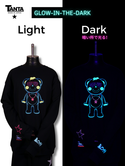 「NEW」Glow-In-The-Dark Diamond Chappy Oversize Sweater - LIMITED EDITION
