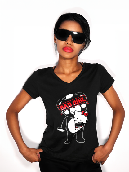Bad Girl Chammy Loves HELLO KITTY T-shirt